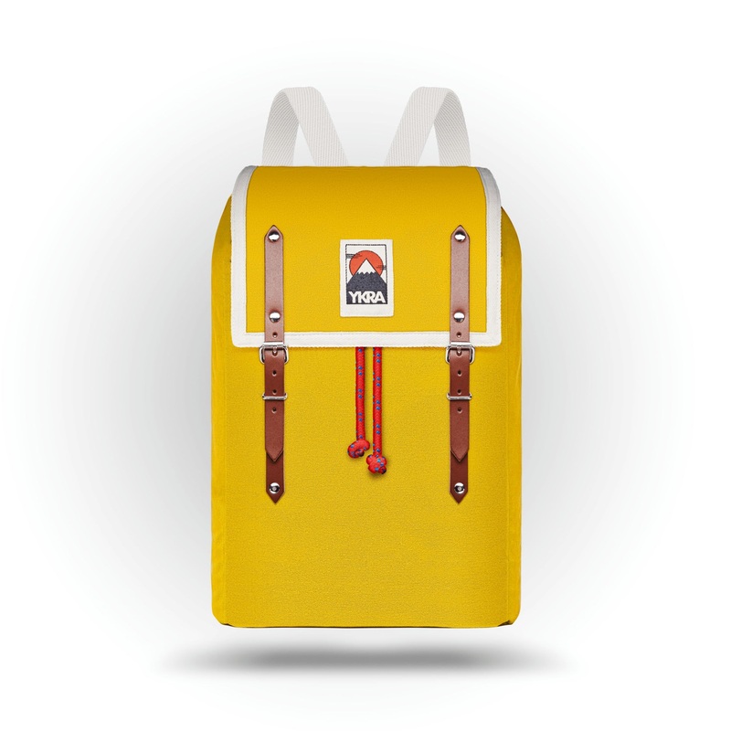 YKRA Matra Mini Cotton Strap Backpack Yellow