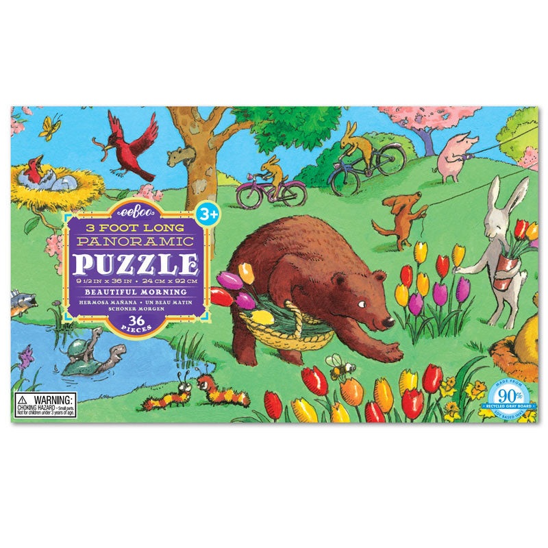 eeBoo Beautiful Morning 36 pc Long Puzzle