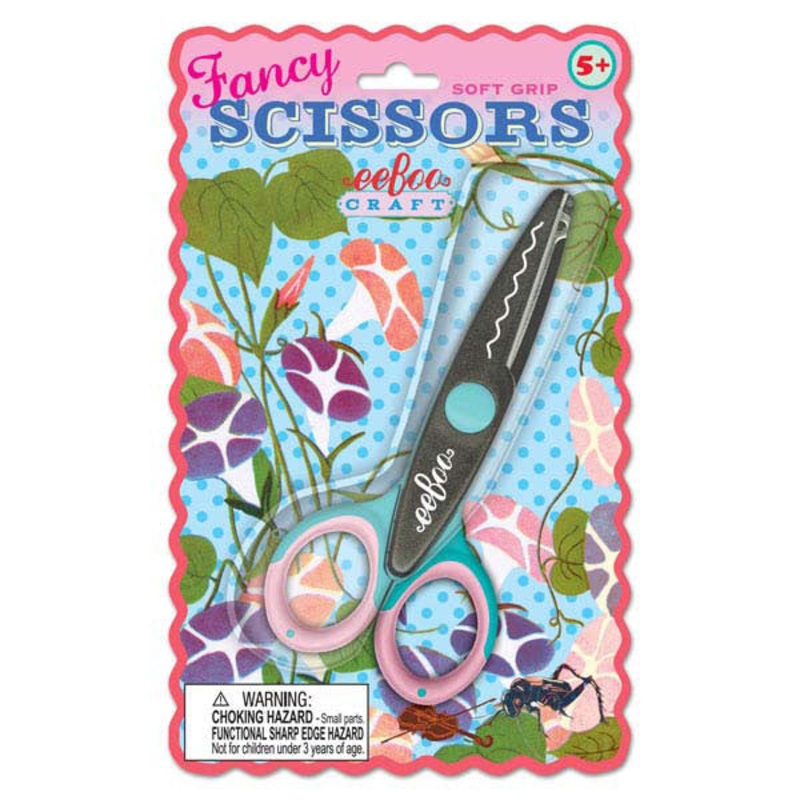 eeBoo Morning Glory Fancy Scissors
