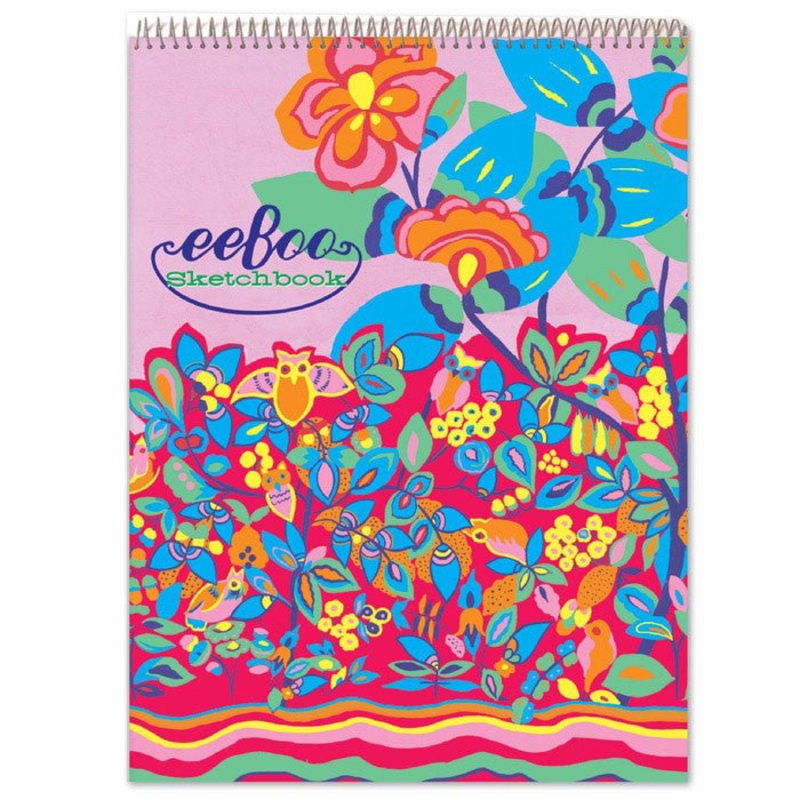 eeBoo Owl Fluorescent Sketchbook