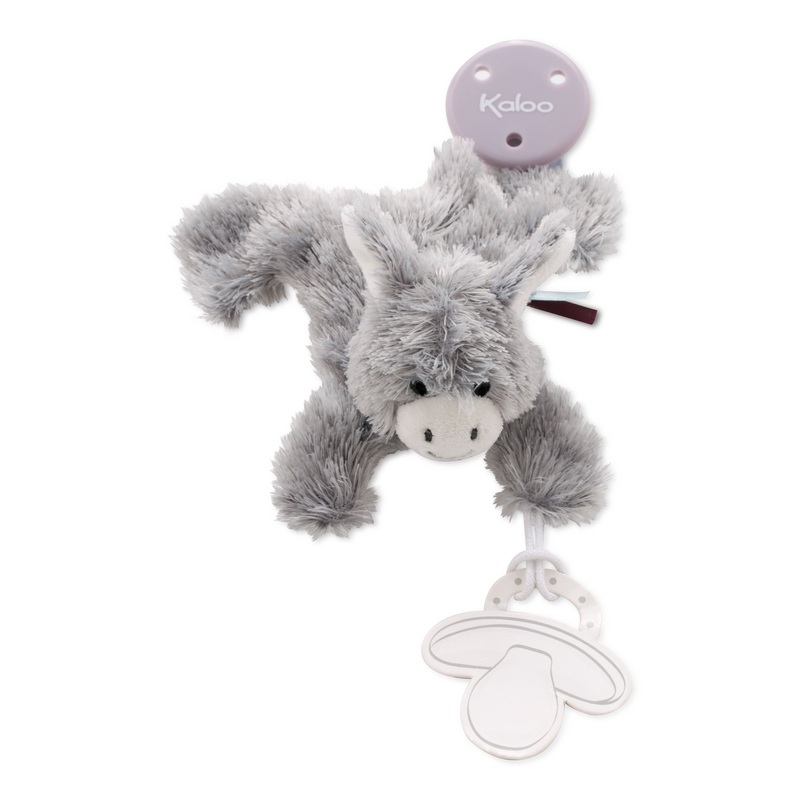 Kaloo Les Amis Doudou Pacifier Holder Donkey