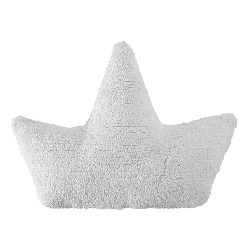 Lorena Canals Boat White Machine Washable Cushion