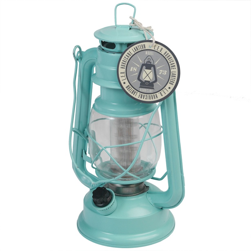Rex Blue Led Hurricane Lamp