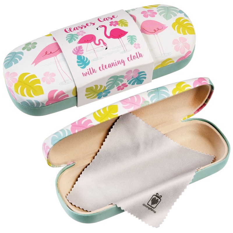 Rex Flamingo Bay Glasses Case & Cleaning Cloth
