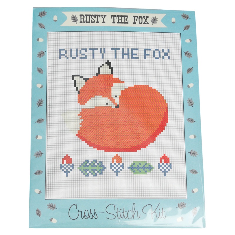 Rex Rusty the Fox Cross-Stitch Kit