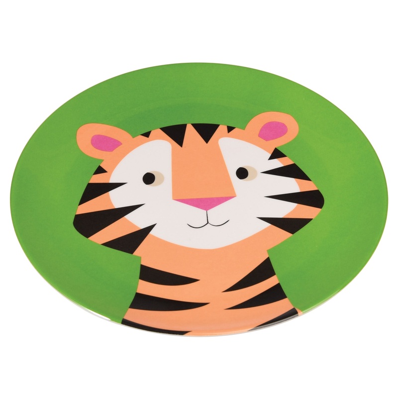 Rex Tiger Melamine Plate