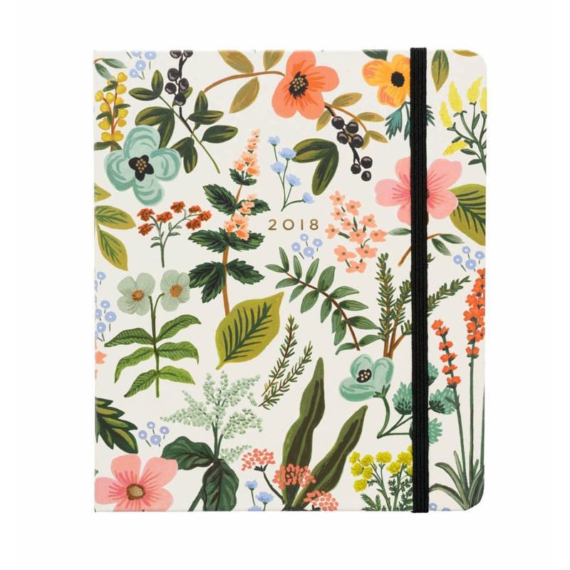 Rifle Paper Co 2018 Herb Garden Covered Spiral Planner
