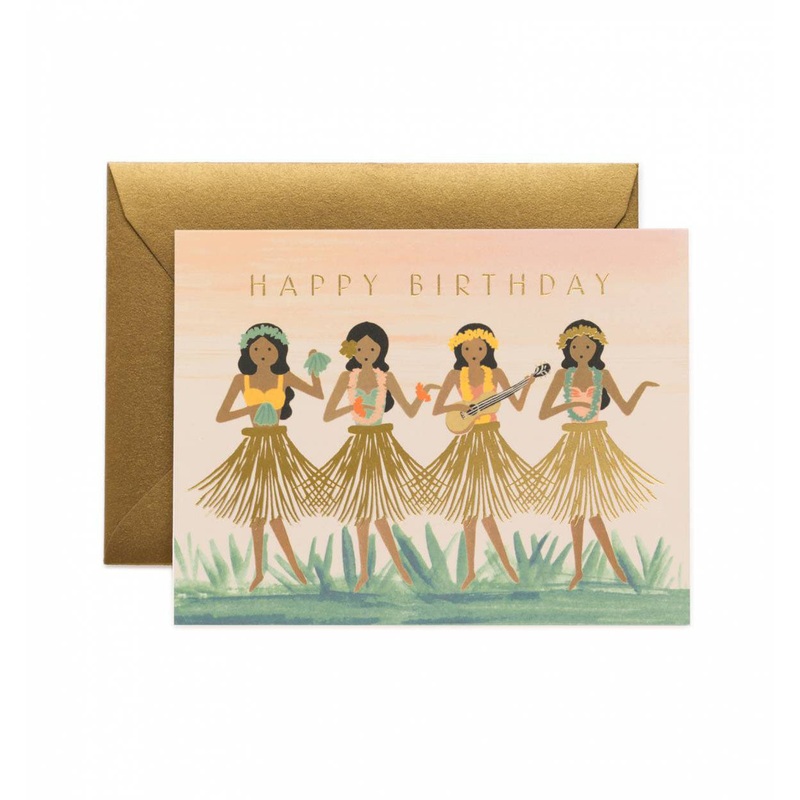 Rifle Paper Co Hula Birthday Card