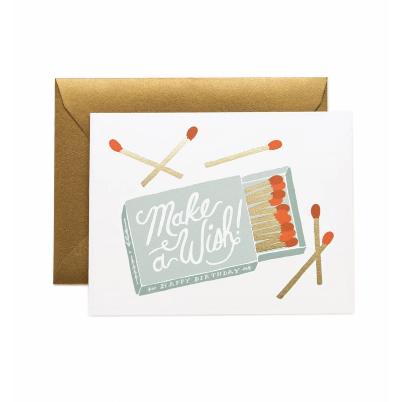 Rifle Paper Co Make A Wish Birthday Card