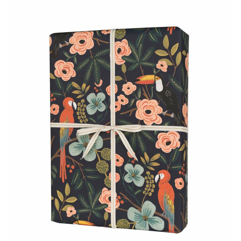Rifle Paper Co Roll of 3 Paradise Gardens Wrapping Sheets