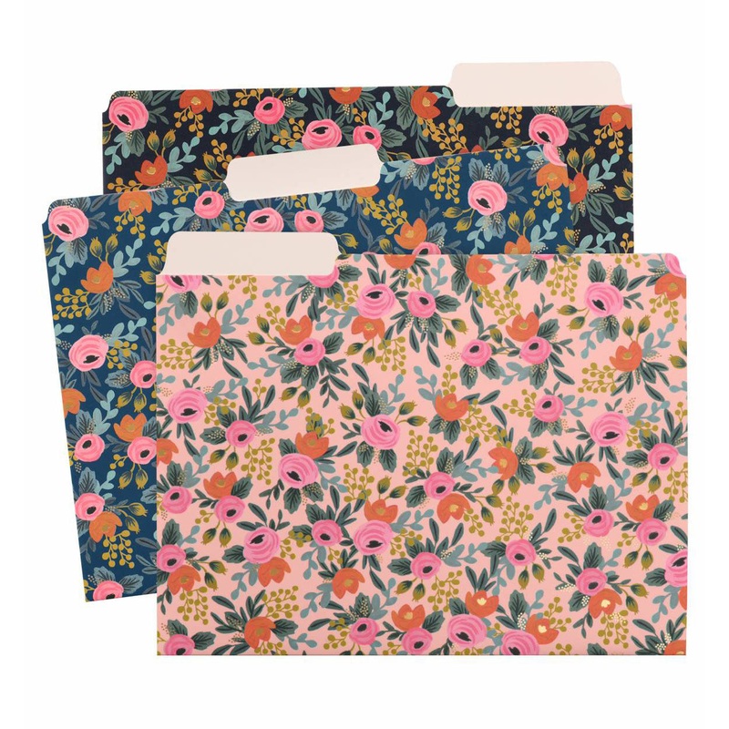 Rifle Paper Co Rosa File Folder Set