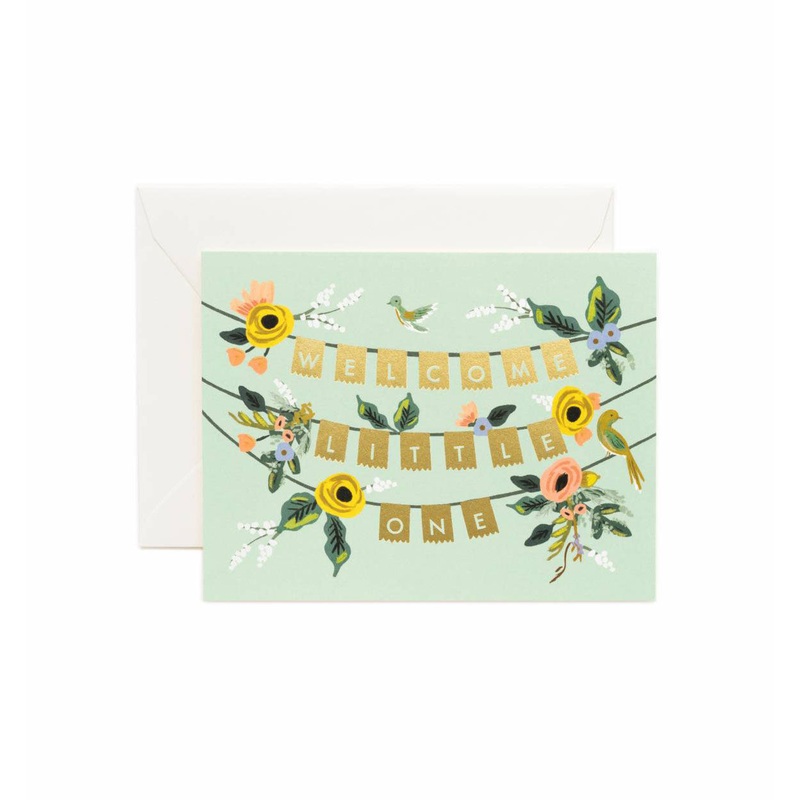 Rifle Paper Co Welcome Garland Card