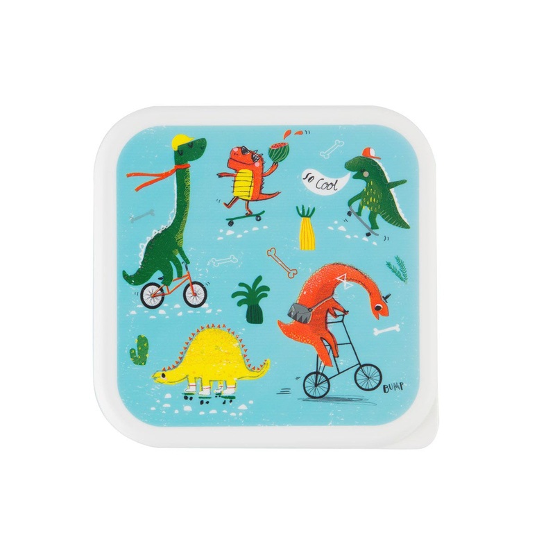 RJB Stone Square Dino Skate Park Lunch Box
