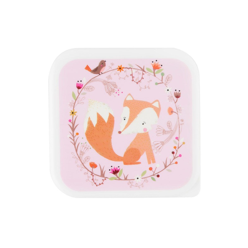 RJB Stone Square Woodland Friends Fox Box