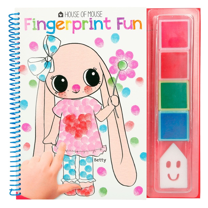 Depesche House of Mouse Fingerprint Fun Colouring Book