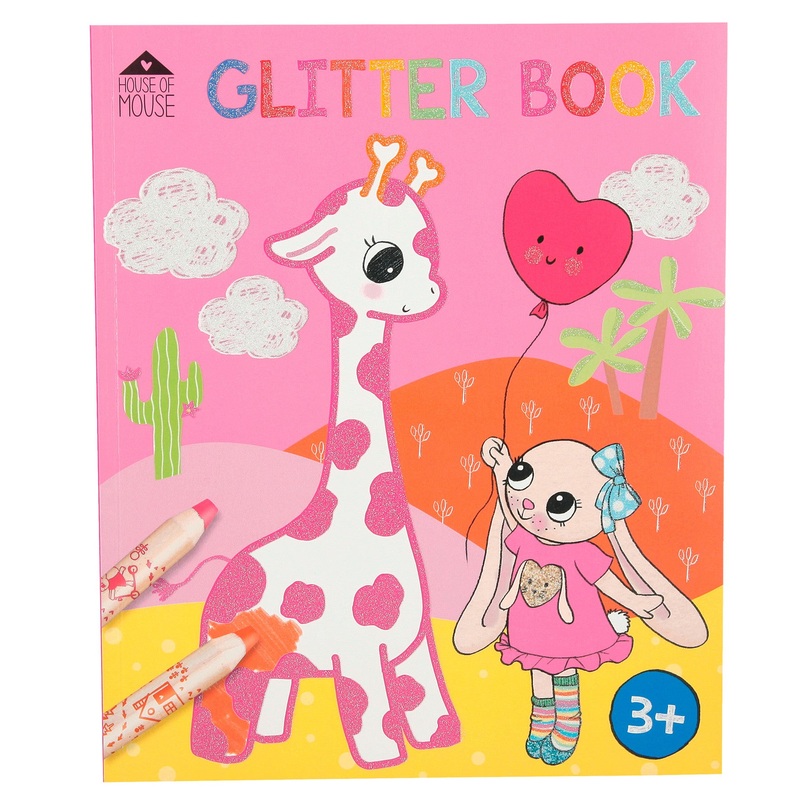 Depesche House of Mouse Glitter Colouring Book