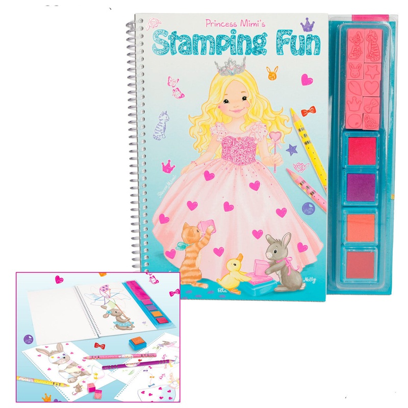 Depesche My Style Princess Stamping Fun Colouring Book