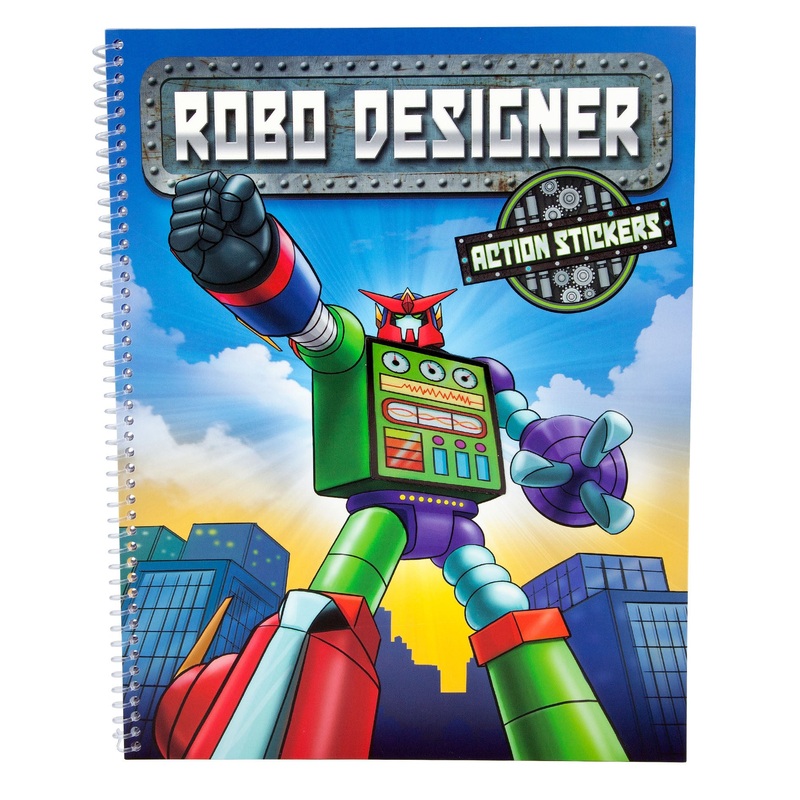 Depesche Robo Designer Colouring Book