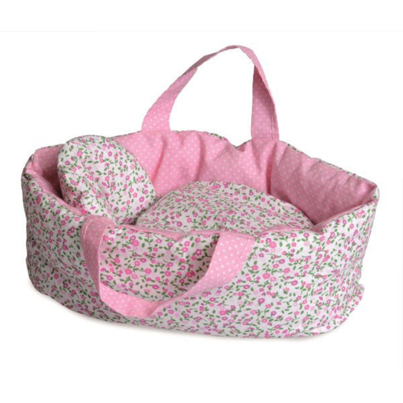 Egmont Carry Cot with Flower Bedding