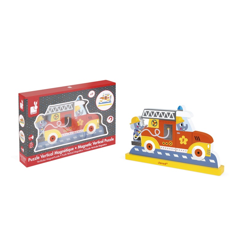 Janod Firemen Magnetic Vertical Puzzle