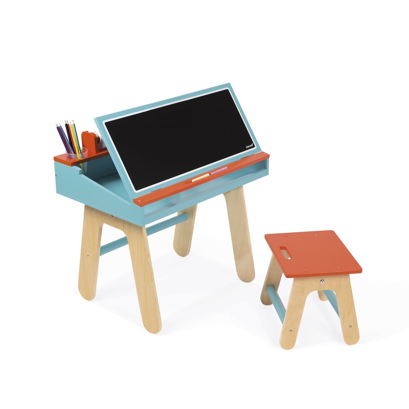 Janod Orange and Blue School Desk