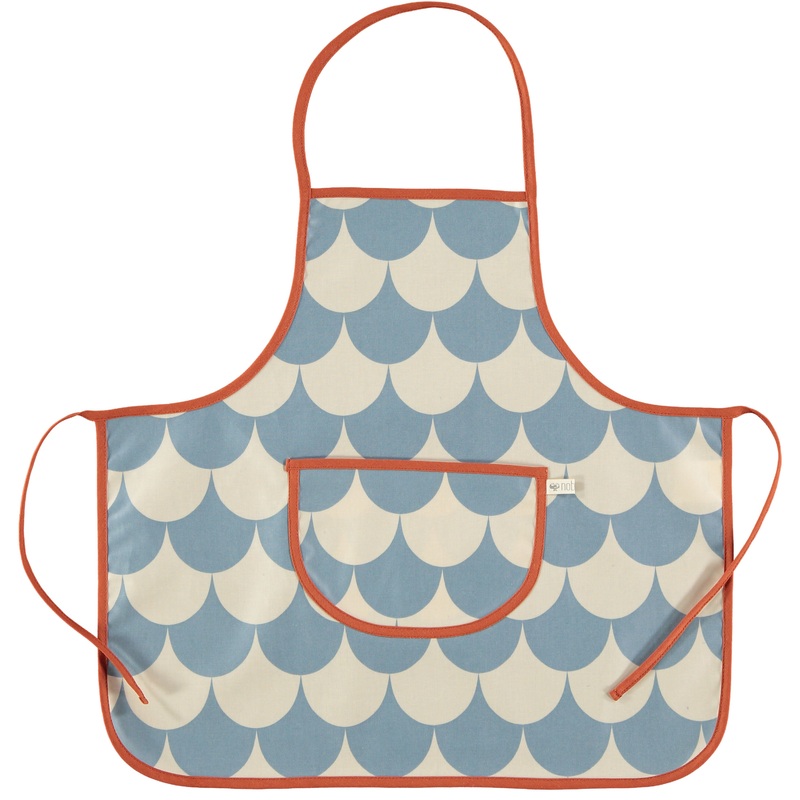 nobodinoz Apron Sicilia Blue Scales