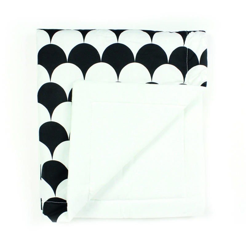 nobodinoz Blanket Black Scales