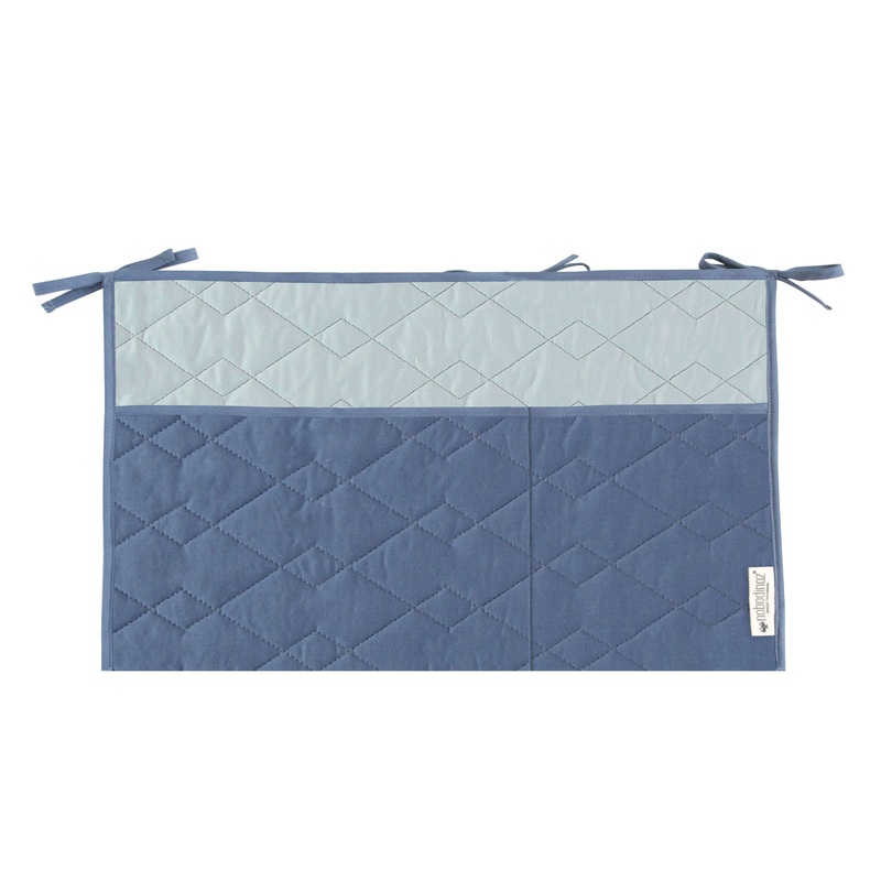 nobodinoz Crib Organizer Sevilla Aegean Blue