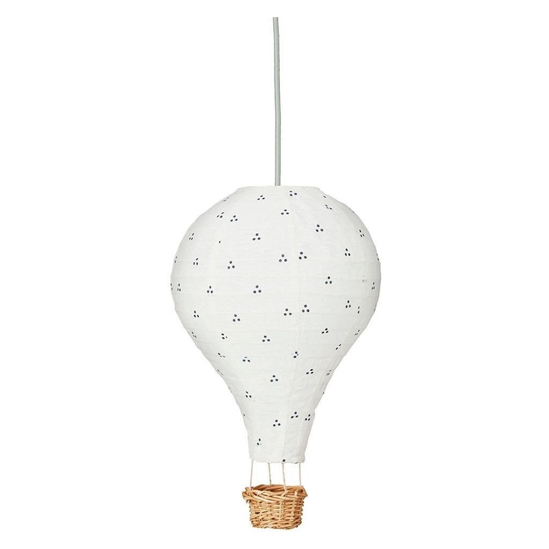 Cam Cam Copenhagen Lamp Hot Air Balloon Dots Navy Mint