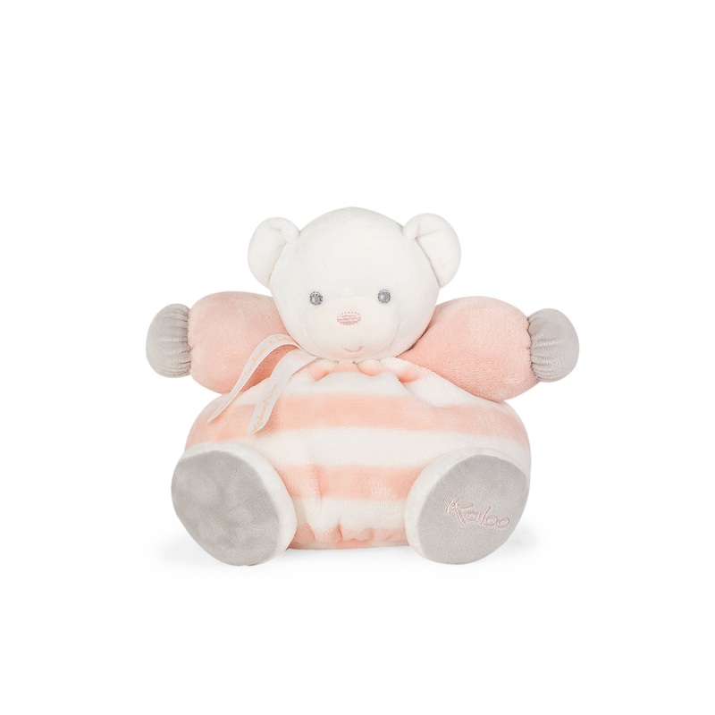 Kaloo Bebe Pastel Chubby Bear Peach and Cream Medium