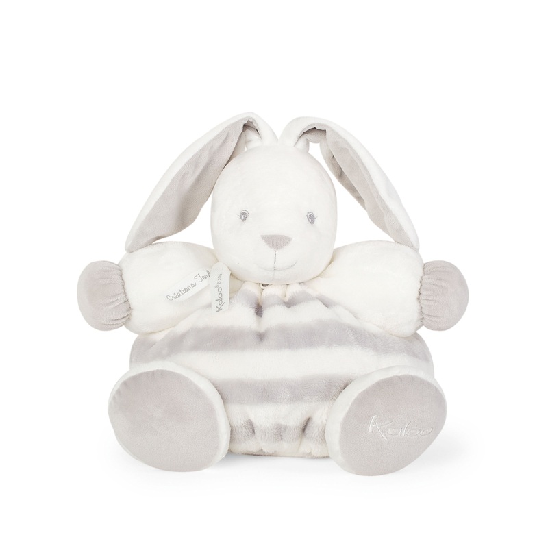 Kaloo Bebe Pastel Chubby Rabbit Grey and Cream Large