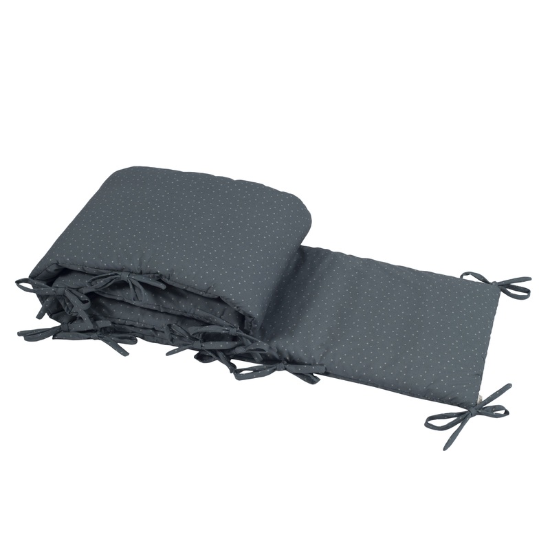 Numero 74 Cot Bumper Stars Ice Blue