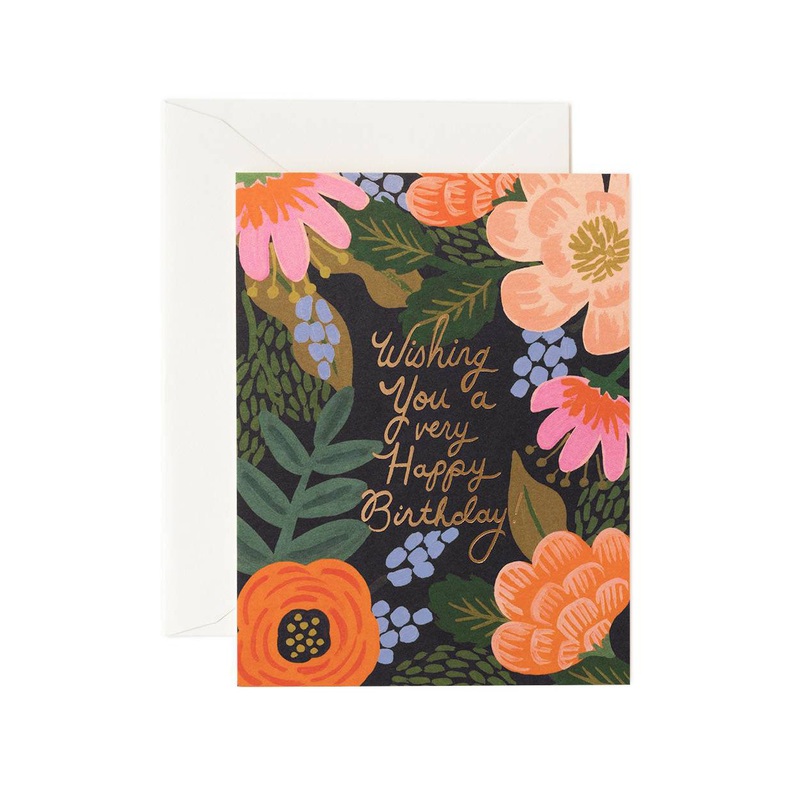 Rifle Paper Co Bordeaux Birthday Card