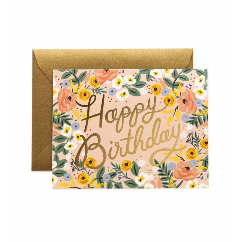 Rifle Paper Co Rose Birthday Card