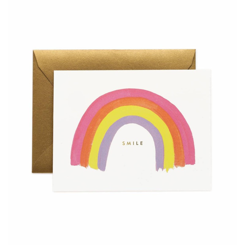Rifle Paper Co Smile Rainbow Card