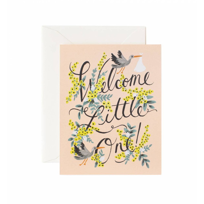 Rifle Paper Co Welcome Little One Card