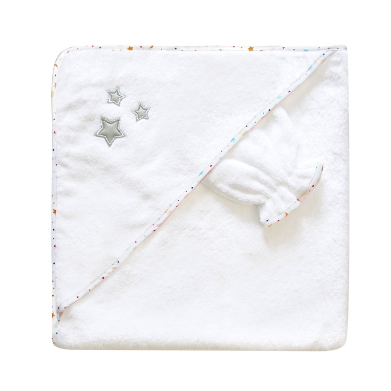 Trousselier Hooded Towel and Glove Stars