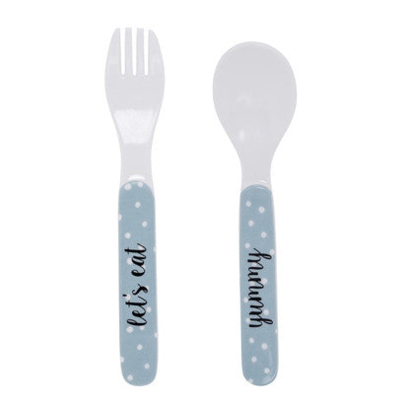 Bloomingville Toby Cutlery Blue Melamine