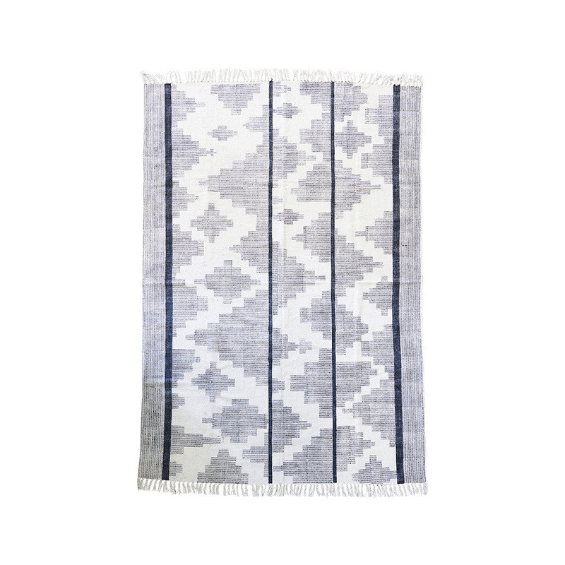 House Doctor Rug Eve Black/White