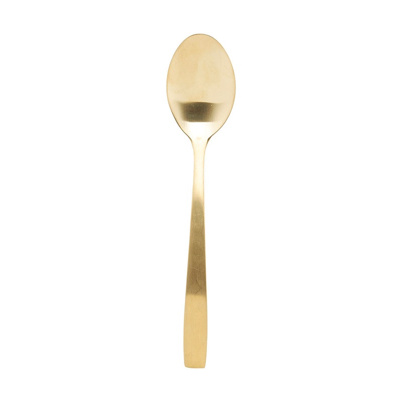 House Doctor Spoon Elegant Titanium Gold Plated Stainless Steel