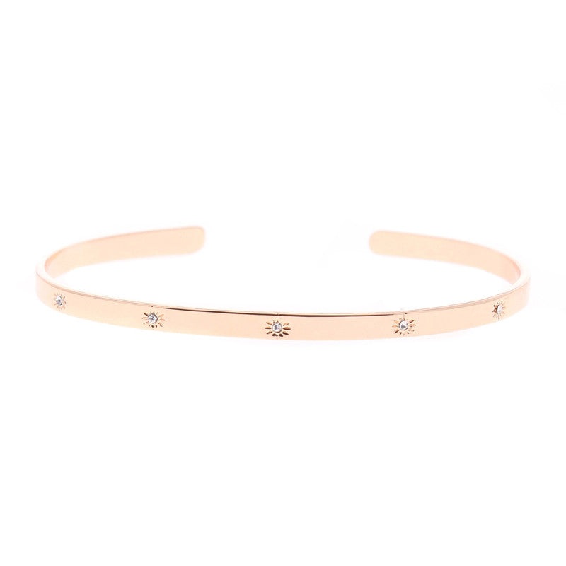 Les interchangeables Rosegold Jonc 5 Etoiles Bangle