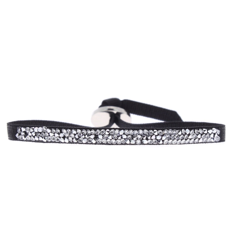 Les interchangeables Ultra Fine Rocks Black Bracelet