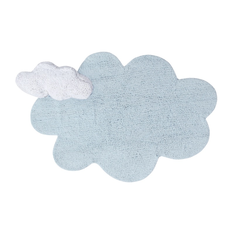 Lorena Canals Puffy Dream Blue Washable Cotton Rug