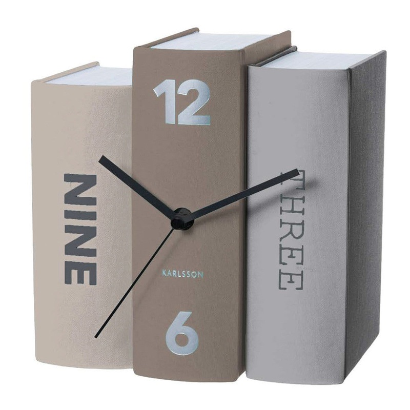 Present Time Table Clock Book Basics Paper