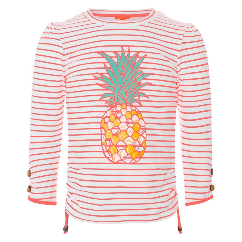 Sunuva Girls Neon Pineapple Rash Vest