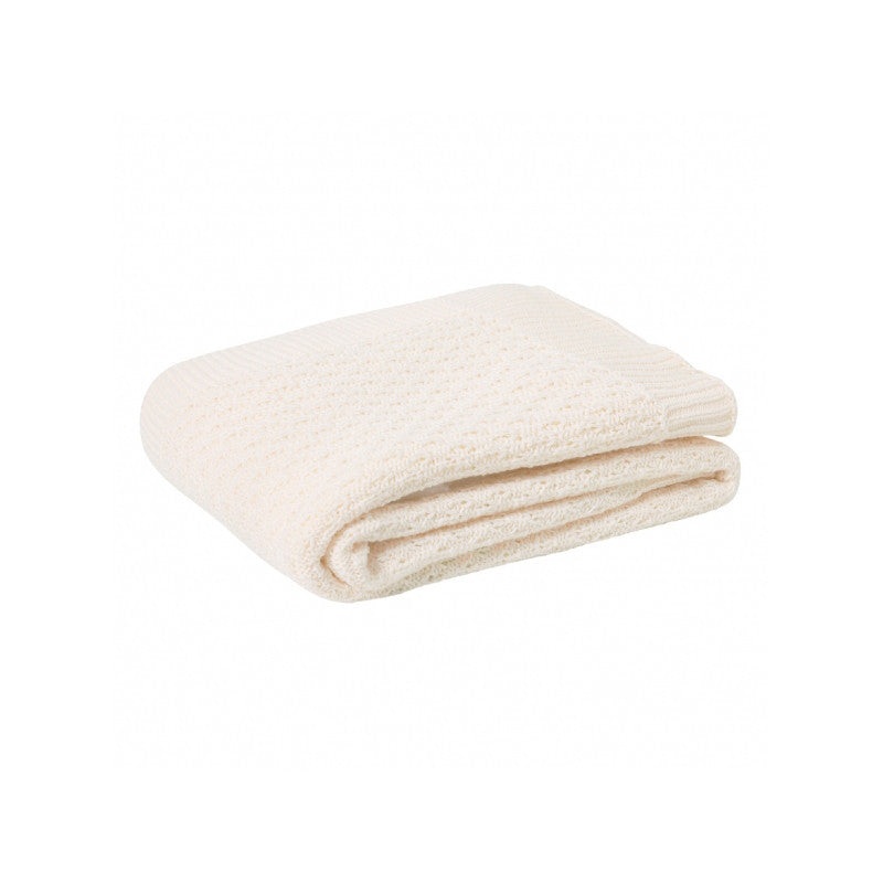 Les Enfantines Baleine Blanket Milky White
