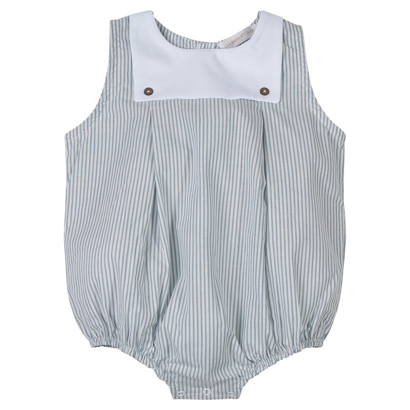 Les Enfantines Barboteuse Pelican Rayures Bleues