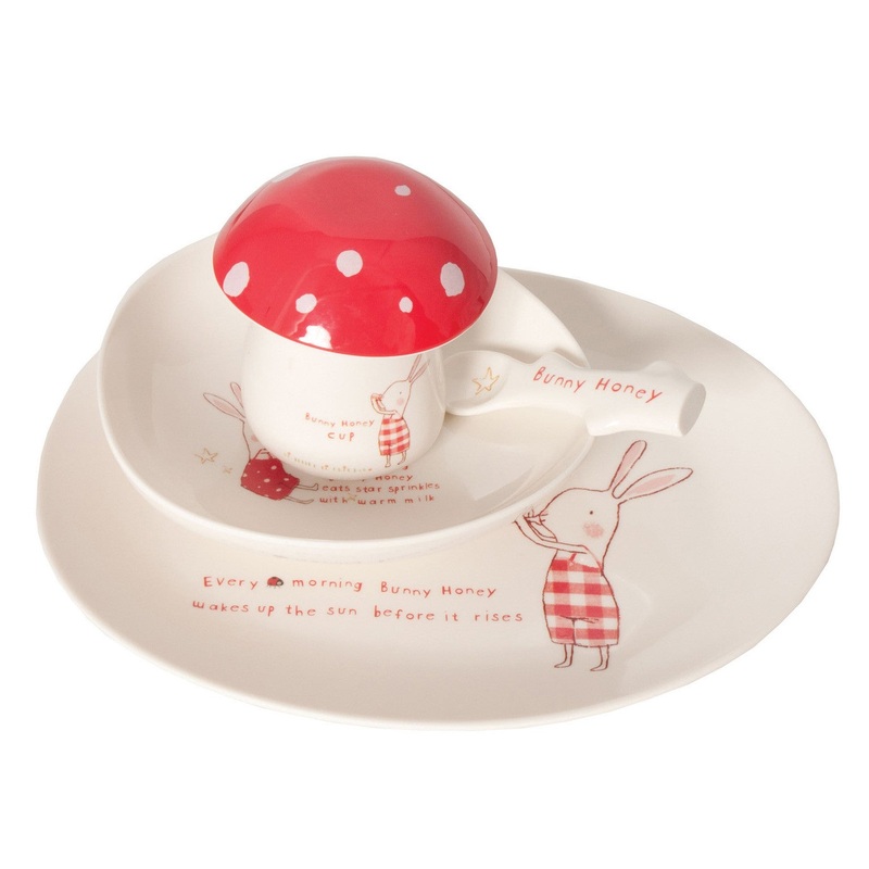 Maileg 6 Set Bunny Honey Melamine