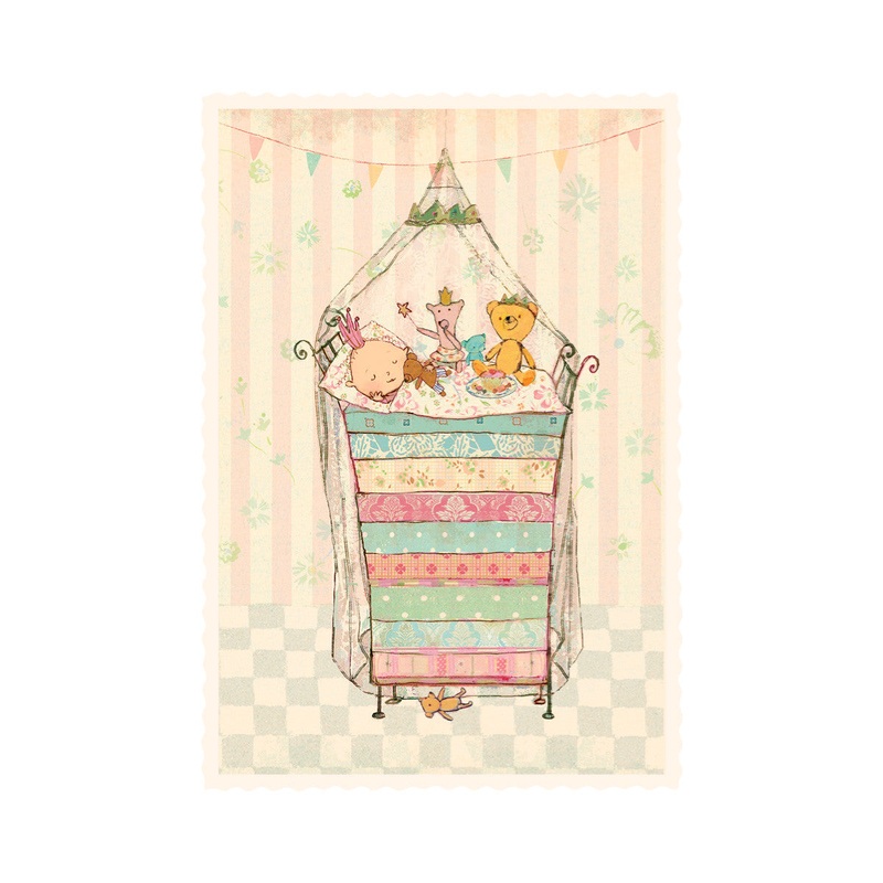 Maileg Single Card Princess and the Pea