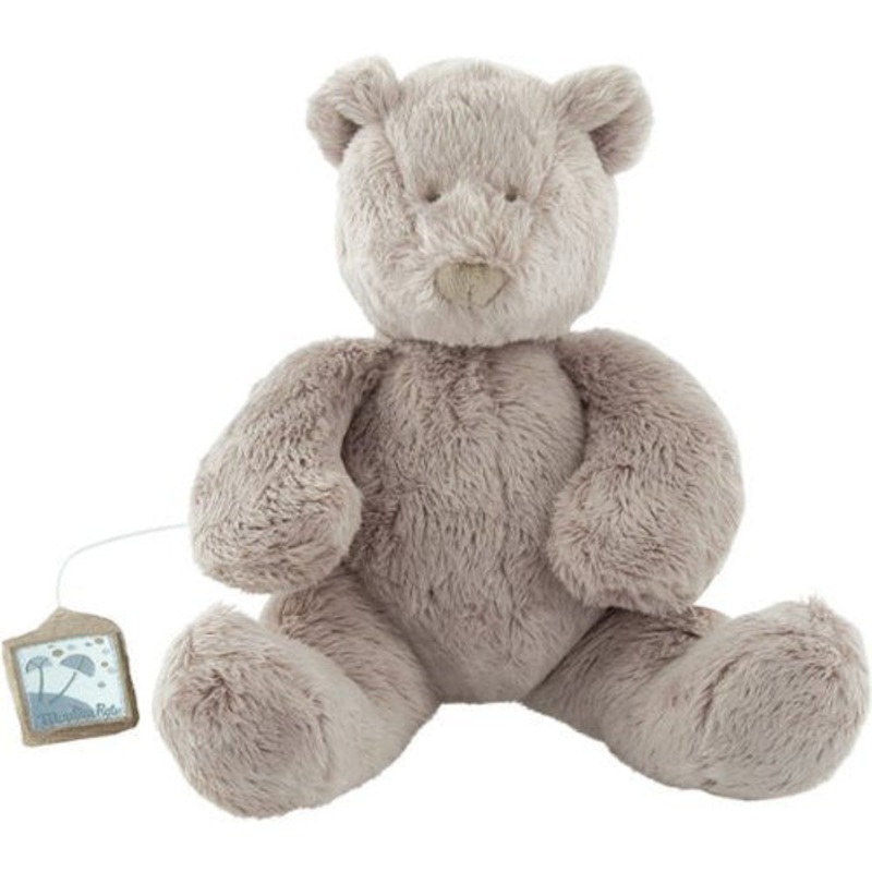 Moulin Roty B&L Bear Music Doll Basile Grey